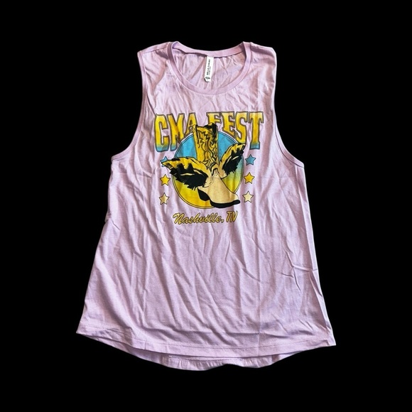Bella Canvas Tops - Lavender CMA Fest Tank Top